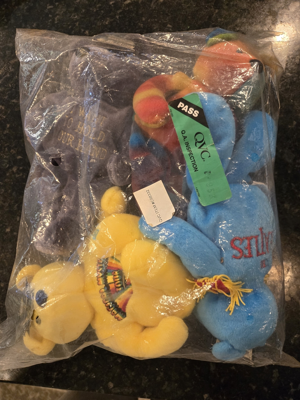Rare Beatles Beanie Baby Set